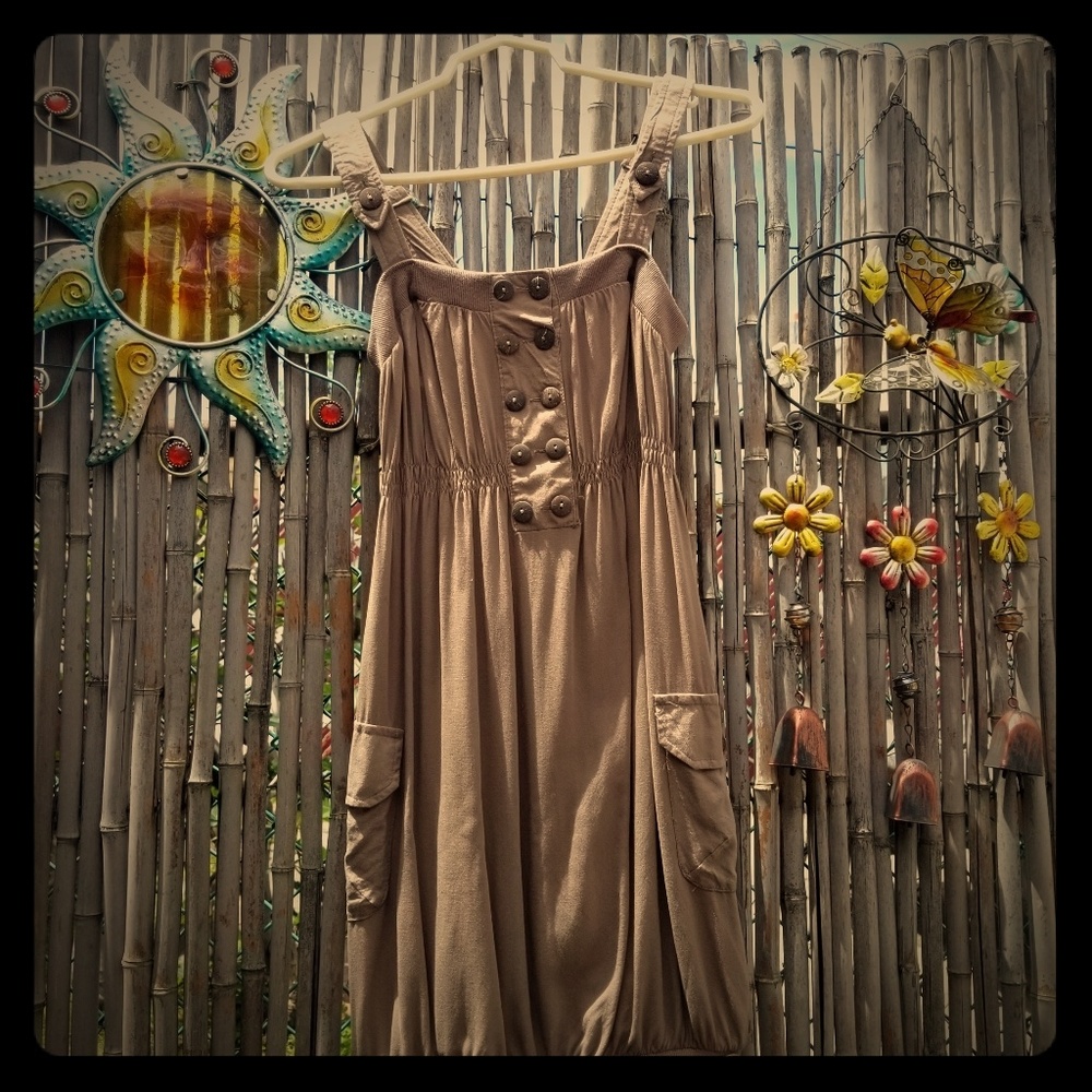 Summer Dress Light Brown
